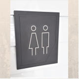 placas de banheiro acessibilidade Taubaté