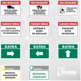 valor da placa de sinalização de construção Jardim das Acácias